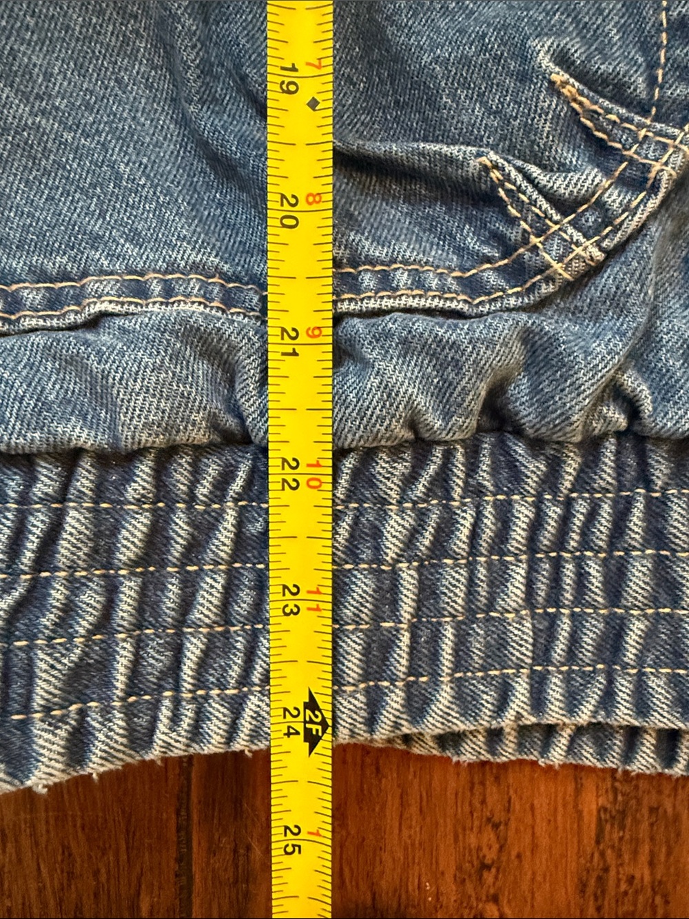 Women's Relaxed Denim Bomber Jacket -Universal Thread Jean Jacket - Picture 7 of 7